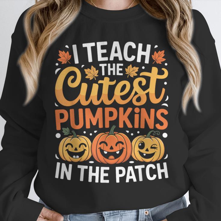 I Teach The Cutest Pumpkins Tshirt Halloween Teacher Unisex Sweatshirt, novelty gifts, funny gifts I Teach The Cutest Pumpkins Tshirt Halloween Teacher Unisex Sweatshirt, novelty gifts, funny gifts