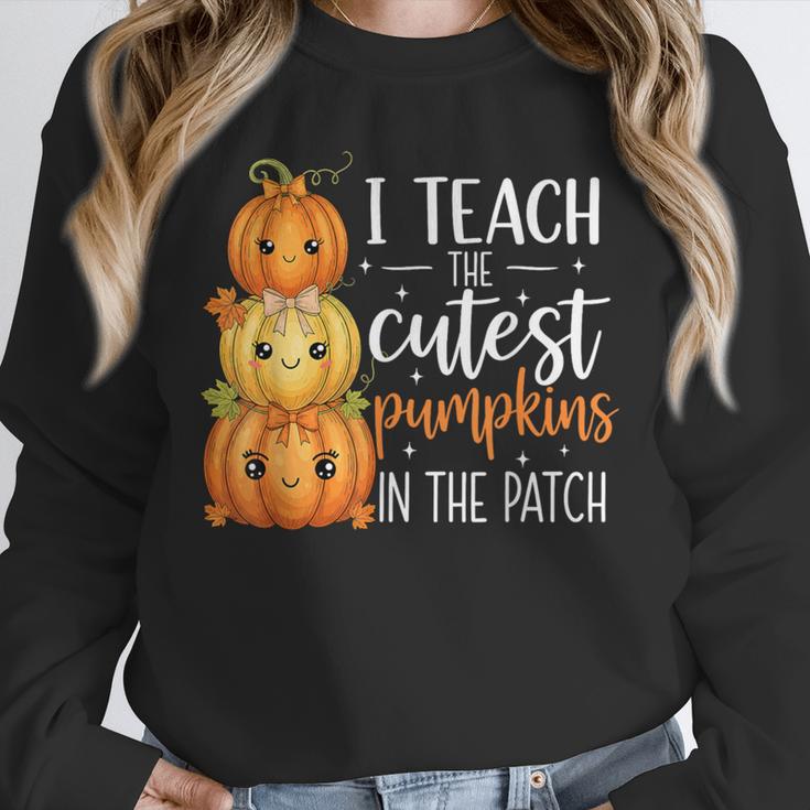 I Teach The Cutest Pumpkins In The Patch Fall Autumn Teacher Unisex Sweatshirt, novelty gifts, funny gifts I Teach The Cutest Pumpkins In The Patch Fall Autumn Teacher Unisex Sweatshirt, novelty gifts, funny gifts