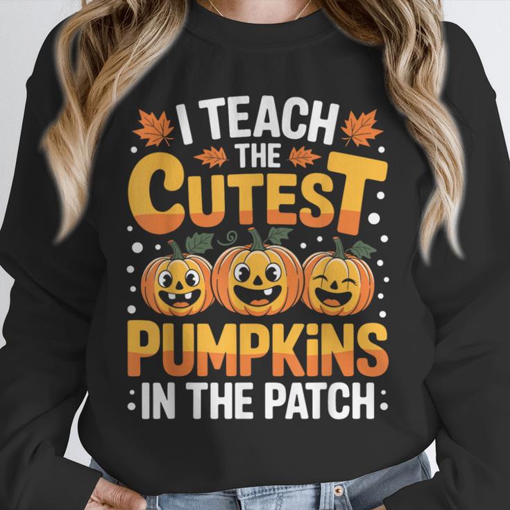 I Teach The Cutest Pumpkins Shirt Teachers Halloween Unisex Sweatshirt, novelty gifts, funny gifts I Teach The Cutest Pumpkins Shirt Teachers Halloween Unisex Sweatshirt, novelty gifts, funny gifts