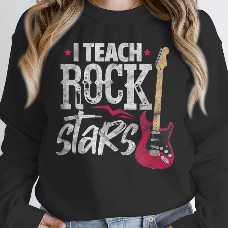 I Teach Rock Stars Music Teacher Guitar Player Unisex Sweatshirt, novelty gifts, funny gifts I Teach Rock Stars Music Teacher Guitar Player Unisex Sweatshirt, novelty gifts, funny gifts