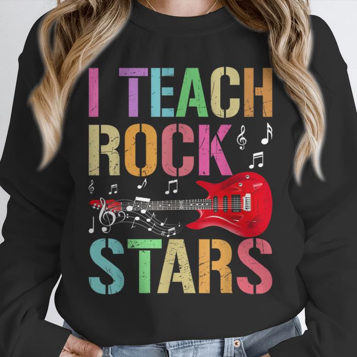 I Teach Rockstars Band Vibes Teacher Rocks My Music Teaching Unisex Sweatshirt, novelty gifts, funny gifts I Teach Rockstars Band Vibes Teacher Rocks My Music Teaching Unisex Sweatshirt, novelty gifts, funny gifts