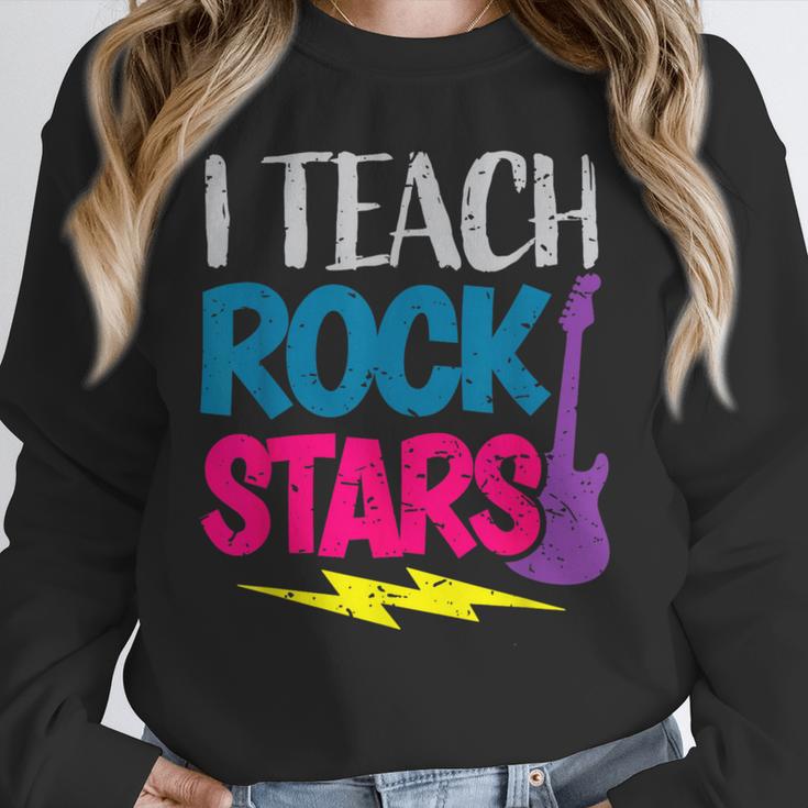 I Teach Rockstars Tee Orchestra Music Teacher Back To School Unisex Sweatshirt, novelty gifts, funny gifts I Teach Rockstars Tee Orchestra Music Teacher Back To School Unisex Sweatshirt, novelty gifts, funny gifts