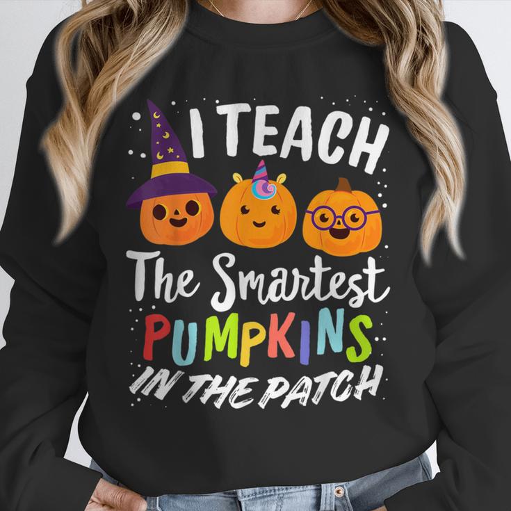 I Teach The Smartest Pumpkins The Patch Teacher Fall Season For Men Women Kids Unisex Sweatshirt, novelty gifts, funny gifts I Teach The Smartest Pumpkins The Patch Teacher Fall Season For Men Women Kids Unisex Sweatshirt, novelty gifts, funny gifts