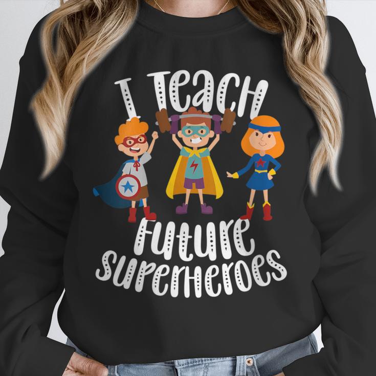I Teach Superheroes Cute Back To School Teacher Unisex Sweatshirt, novelty gifts, funny gifts I Teach Superheroes Cute Back To School Teacher Unisex Sweatshirt, novelty gifts, funny gifts