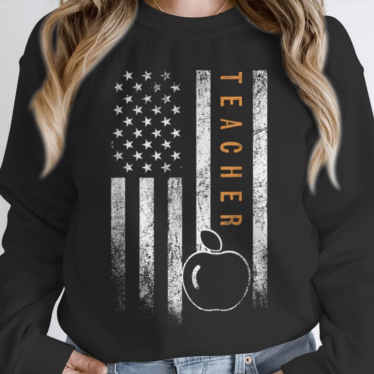 Teacher American Flag Teacher's Day Teaching Unisex Sweatshirt, novelty gifts, funny gifts Teacher American Flag Teacher's Day Teaching Unisex Sweatshirt, novelty gifts, funny gifts