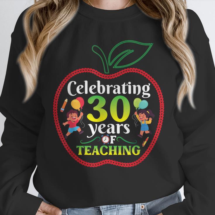 Teacher Celebrating 30 Years Of Teaching Students School Unisex Sweatshirt, novelty gifts, funny gifts