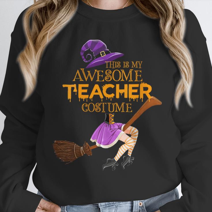 This Is My Teacher Costume Halloween Family Matching Group Unisex Sweatshirt, novelty gifts, funny gifts