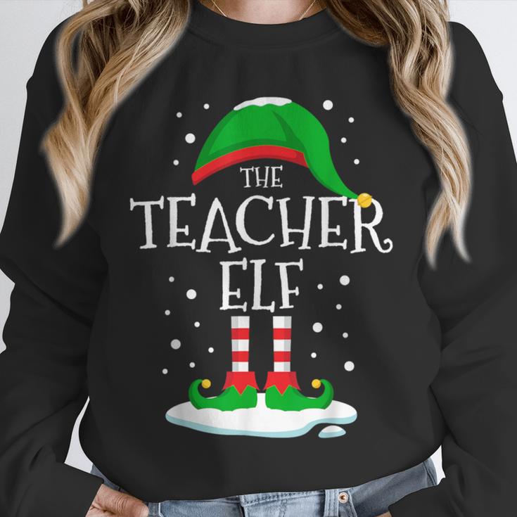 The Teacher Elf Christmas Family Matching Xmas Group For Men Women Unisex Sweatshirt, novelty gifts, funny gifts The Teacher Elf Christmas Family Matching Xmas Group For Men Women Unisex Sweatshirt, novelty gifts, funny gifts