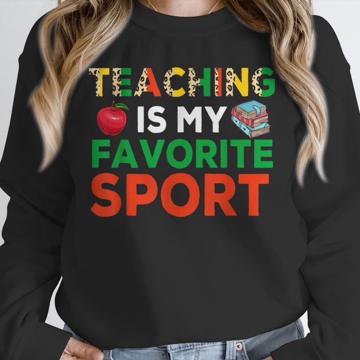 Teacher Is My Favorite Sport Teacher Teaching Lover Unisex Sweatshirt, novelty gifts, funny gifts Teacher Is My Favorite Sport Teacher Teaching Lover Unisex Sweatshirt, novelty gifts, funny gifts