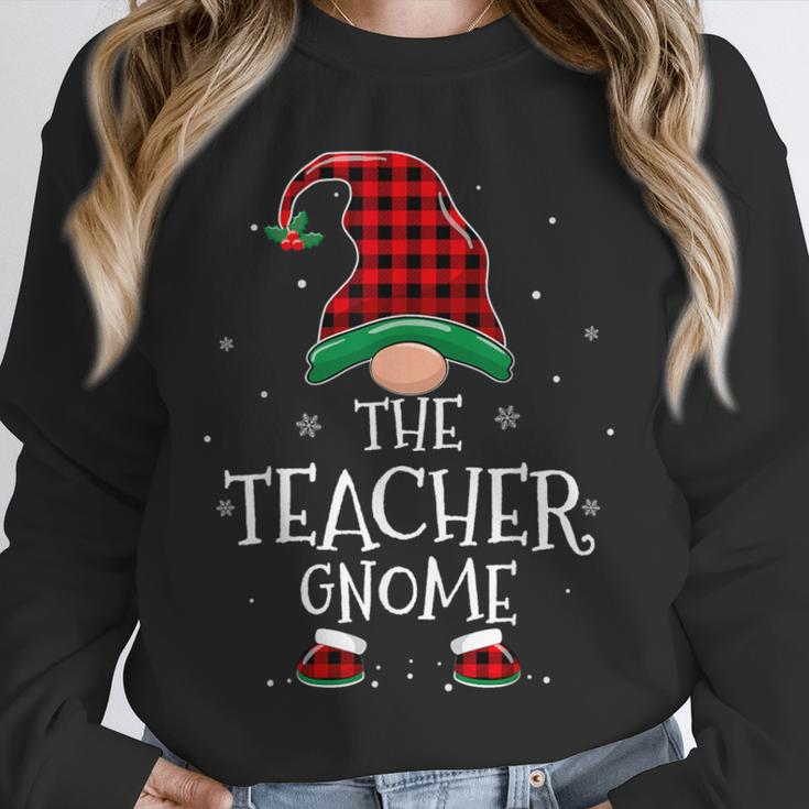 Teacher Gnome Xmas Family Matching Plaid Christmas Gnomes Unisex Sweatshirt, novelty gifts, funny gifts Teacher Gnome Xmas Family Matching Plaid Christmas Gnomes Unisex Sweatshirt, novelty gifts, funny gifts