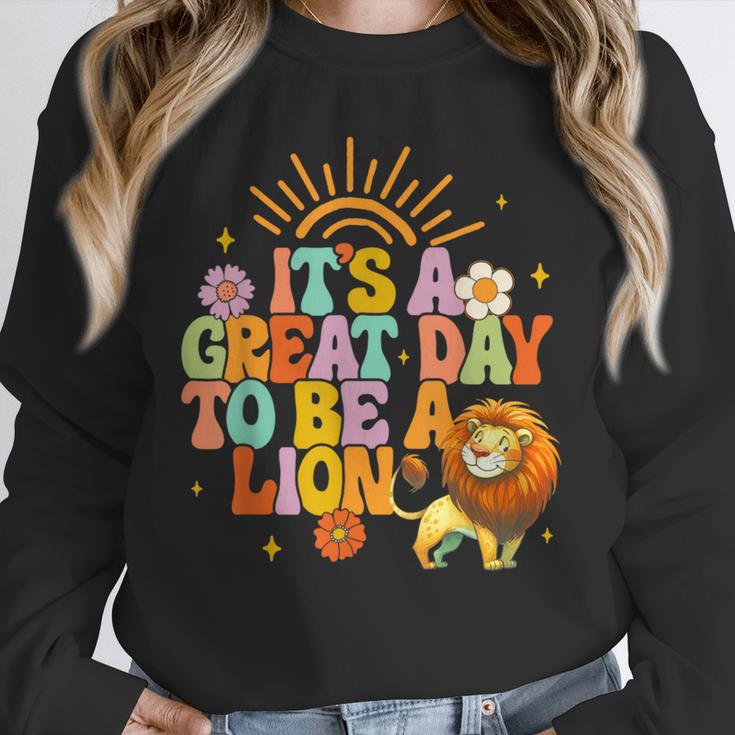 Teacher Life Back To School It's A Great A Day To Be A Lion Unisex Sweatshirt, novelty gifts, funny gifts Teacher Life Back To School It's A Great A Day To Be A Lion Unisex Sweatshirt, novelty gifts, funny gifts