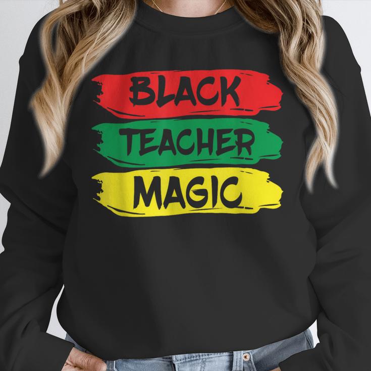 Teacher Magic Black History Month Educator For Men Women Unisex Sweatshirt, novelty gifts, funny gifts