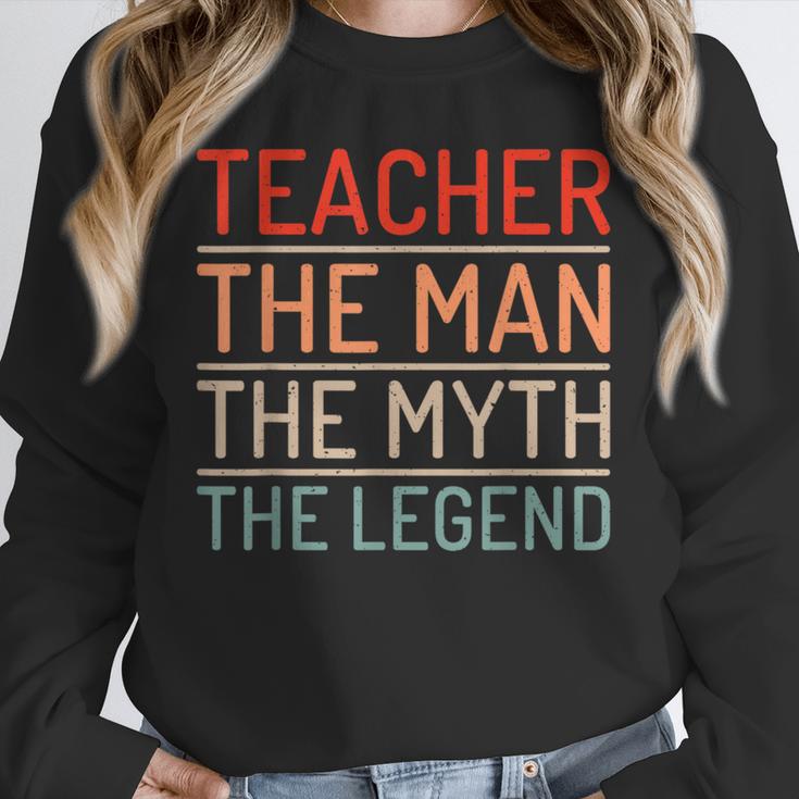 Teacher The Man The Myth The Legend School Holiday Teacher Unisex Sweatshirt, novelty gifts, funny gifts Teacher The Man The Myth The Legend School Holiday Teacher Unisex Sweatshirt, novelty gifts, funny gifts