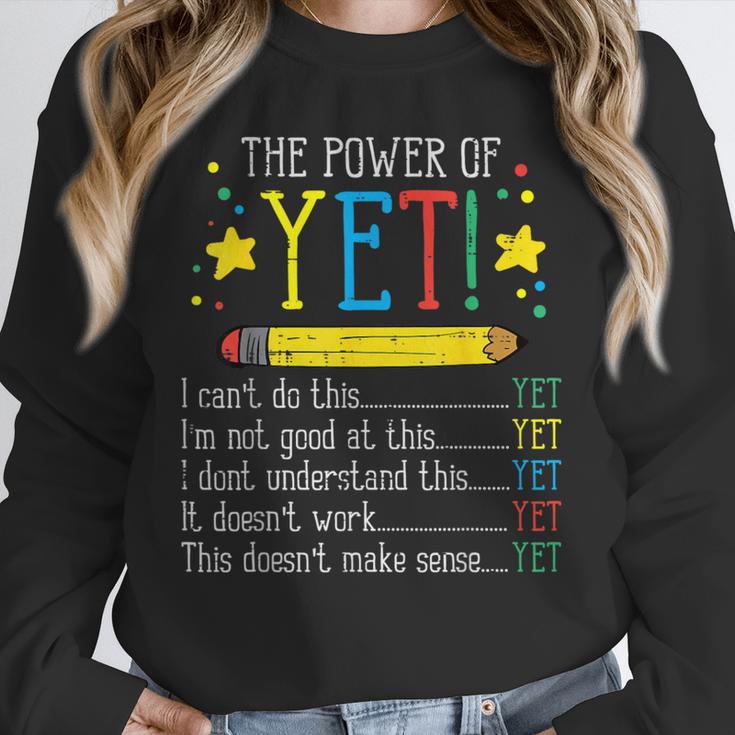 Teacher Power Of Yet Cant Do This Inspirational Women Men Unisex Sweatshirt, novelty gifts, funny gifts Teacher Power Of Yet Cant Do This Inspirational Women Men Unisex Sweatshirt, novelty gifts, funny gifts