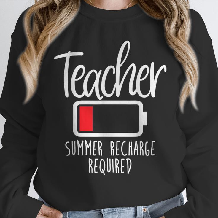 Teacher Summer Recharge Required Last Day School Women Unisex Sweatshirt, novelty gifts, funny gifts Teacher Summer Recharge Required Last Day School Women Unisex Sweatshirt, novelty gifts, funny gifts