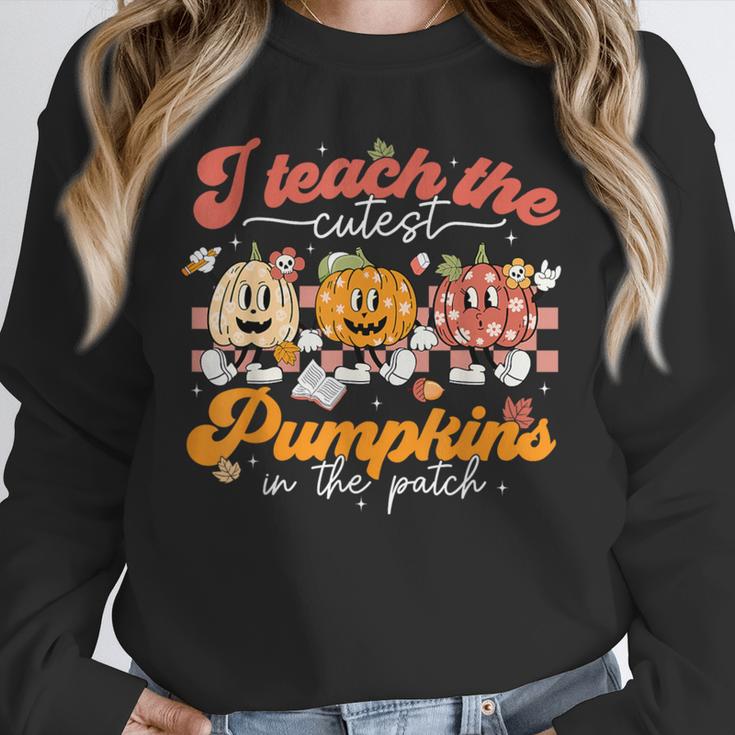 Teacher I Teach The Cutest Pumpkins In The Patch Fall Autumn Unisex Sweatshirt, novelty gifts, funny gifts Teacher I Teach The Cutest Pumpkins In The Patch Fall Autumn Unisex Sweatshirt, novelty gifts, funny gifts