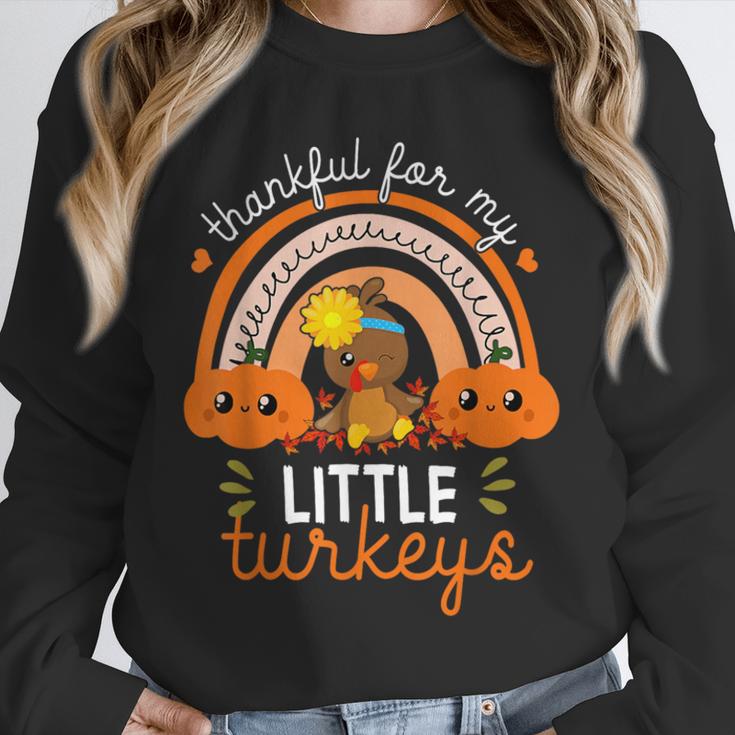 Teacher Thanksgiving Shirt Thankful For My Little Turkeys Unisex Sweatshirt, novelty gifts, funny gifts Teacher Thanksgiving Shirt Thankful For My Little Turkeys Unisex Sweatshirt, novelty gifts, funny gifts