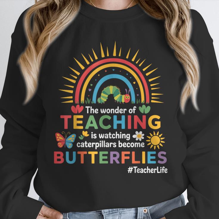 Teacher The Wonder Of Teaching Is Watching Caterpillar Unisex Sweatshirt, novelty gifts, funny gifts Teacher The Wonder Of Teaching Is Watching Caterpillar Unisex Sweatshirt, novelty gifts, funny gifts