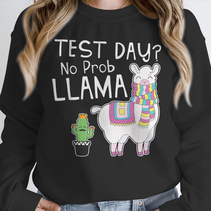 Teachers Testing Day Test Day No Prob Llama Teacher Unisex Sweatshirt, novelty gifts, funny gifts Teachers Testing Day Test Day No Prob Llama Teacher Unisex Sweatshirt, novelty gifts, funny gifts