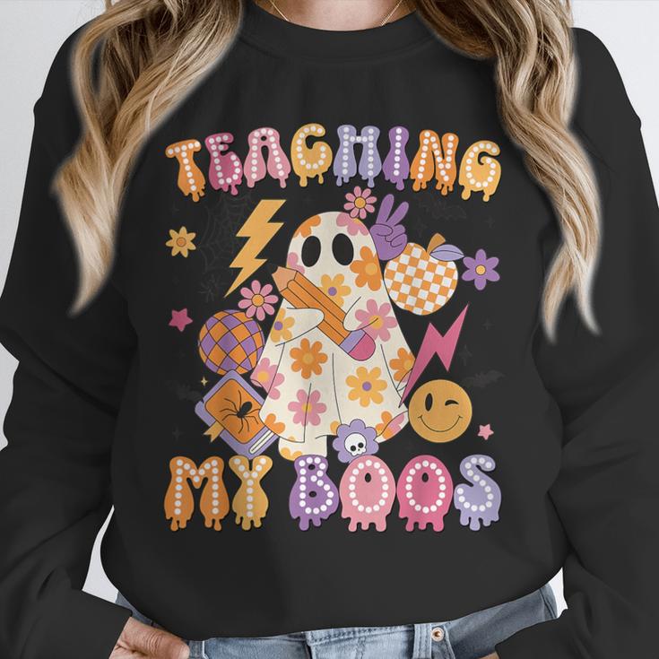 Teaching My Boos Ghost Halloween Costumes Teacher Men Women Unisex Sweatshirt, novelty gifts, funny gifts Teaching My Boos Ghost Halloween Costumes Teacher Men Women Unisex Sweatshirt, novelty gifts, funny gifts