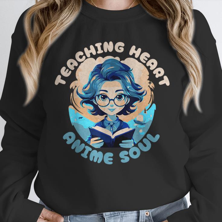 Teaching Heart Anime Soul Teacher Otaku Manga Unisex Sweatshirt, novelty gifts, funny gifts Teaching Heart Anime Soul Teacher Otaku Manga Unisex Sweatshirt, novelty gifts, funny gifts