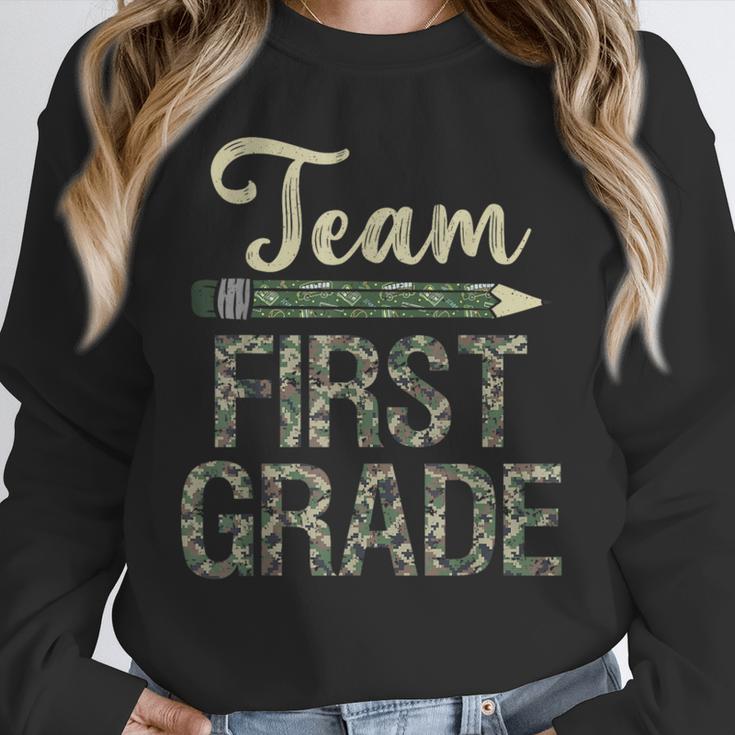 Team First Grade Camo 1st Grade Teacher Camouflage Unisex Sweatshirt, novelty gifts, funny gifts Team First Grade Camo 1st Grade Teacher Camouflage Unisex Sweatshirt, novelty gifts, funny gifts