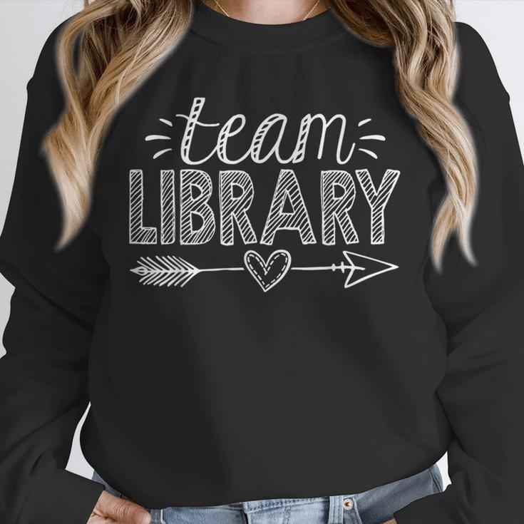 Team Library Tee Teacher Student Back To School Unisex Sweatshirt, novelty gifts, funny gifts Team Library Tee Teacher Student Back To School Unisex Sweatshirt, novelty gifts, funny gifts