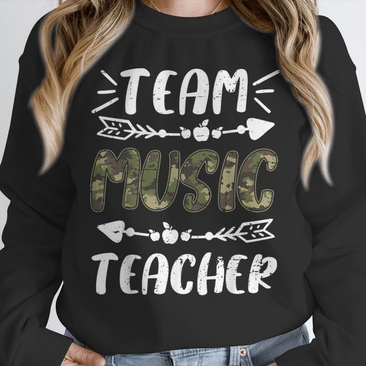 Team Music Teacher Camo Teacher Student Back To School Unisex Sweatshirt, novelty gifts, funny gifts Team Music Teacher Camo Teacher Student Back To School Unisex Sweatshirt, novelty gifts, funny gifts