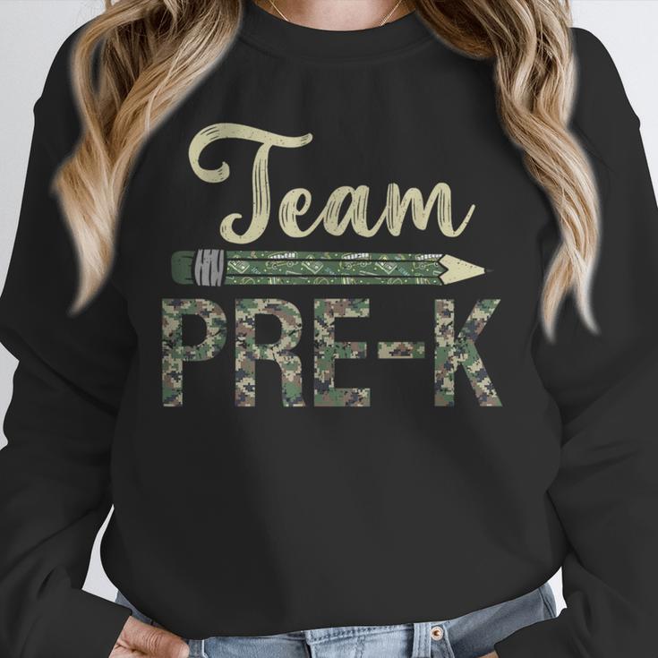 Team Pre-K Camo Pre-K Teacher Camouflage Unisex Sweatshirt, novelty gifts, funny gifts Team Pre-K Camo Pre-K Teacher Camouflage Unisex Sweatshirt, novelty gifts, funny gifts