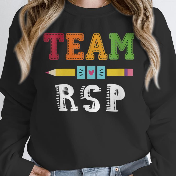 Team RSP RSP Teacher Kindergarten Teacher Unisex Sweatshirt, novelty gifts, funny gifts