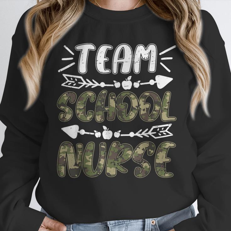 Team School Nurse Camo Teacher Student Back To School For Men Women Unisex Sweatshirt, novelty gifts, funny gifts Team School Nurse Camo Teacher Student Back To School For Men Women Unisex Sweatshirt, novelty gifts, funny gifts