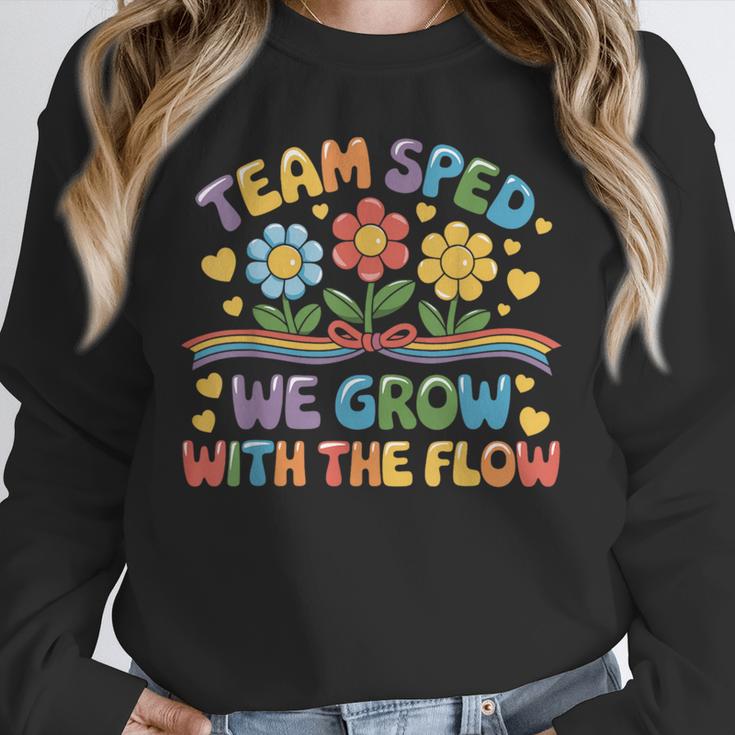 Team SPED We Grow With The Flow Special Ed Teacher Unisex Sweatshirt, novelty gifts, funny gifts Team SPED We Grow With The Flow Special Ed Teacher Unisex Sweatshirt, novelty gifts, funny gifts