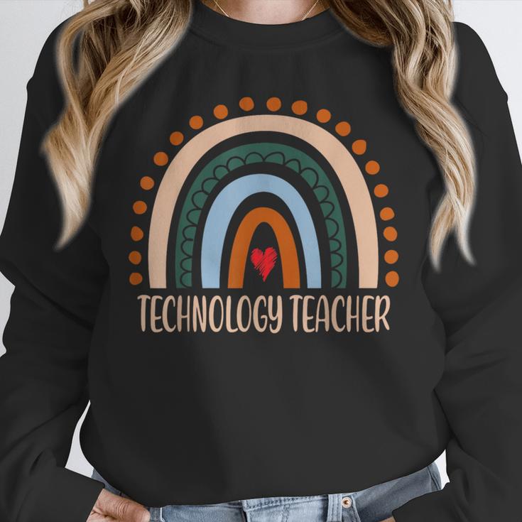Technology Teacher Rainbow Appreciation Day Back To School For Men Women Unisex Sweatshirt, novelty gifts, funny gifts Technology Teacher Rainbow Appreciation Day Back To School For Men Women Unisex Sweatshirt, novelty gifts, funny gifts