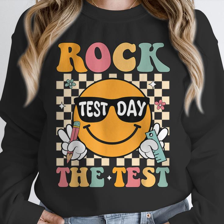 Test Day Rock The Test Teacher Testing Day You Got This Unisex Sweatshirt, novelty gifts, funny gifts Test Day Rock The Test Teacher Testing Day You Got This Unisex Sweatshirt, novelty gifts, funny gifts