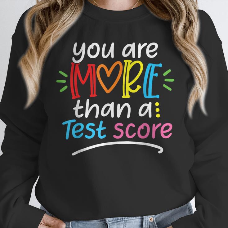 Test Day Teacher Shirt You Are More Than a Test Score Women Unisex Sweatshirt, novelty gifts, funny gifts Test Day Teacher Shirt You Are More Than a Test Score Women Unisex Sweatshirt, novelty gifts, funny gifts