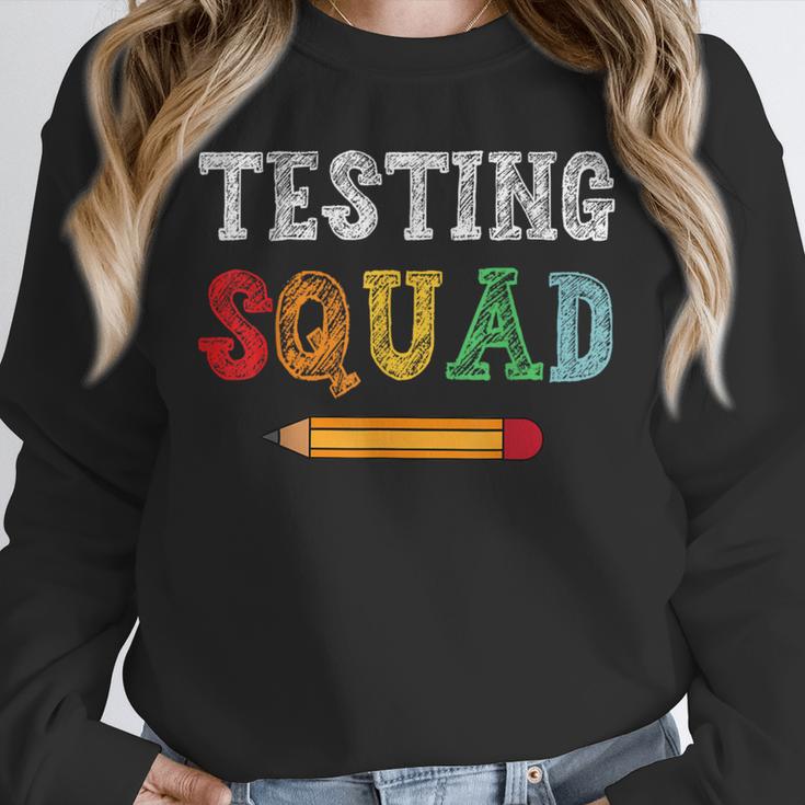 Testing Squad Costume Test Day Teacher Student School Unisex Sweatshirt, novelty gifts, funny gifts