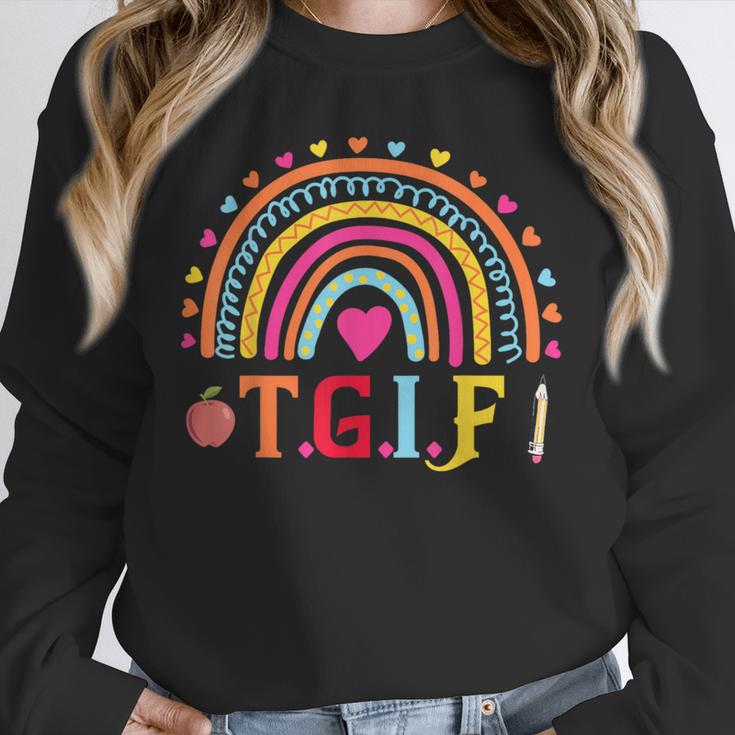 TGIF Teacher Appreciation Alphabet Thank God It's Friday For Men Women Girls Kids Unisex Sweatshirt, novelty gifts, funny gifts TGIF Teacher Appreciation Alphabet Thank God It's Friday For Men Women Girls Kids Unisex Sweatshirt, novelty gifts, funny gifts