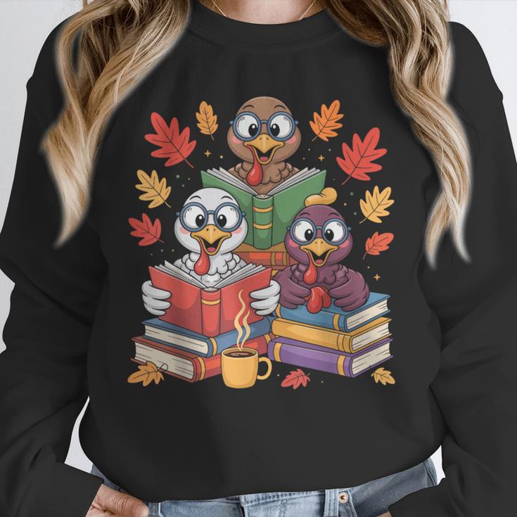Thanksgiving Teacher Books Turkey Reading Book Unisex Sweatshirt, novelty gifts, funny gifts Thanksgiving Teacher Books Turkey Reading Book Unisex Sweatshirt, novelty gifts, funny gifts