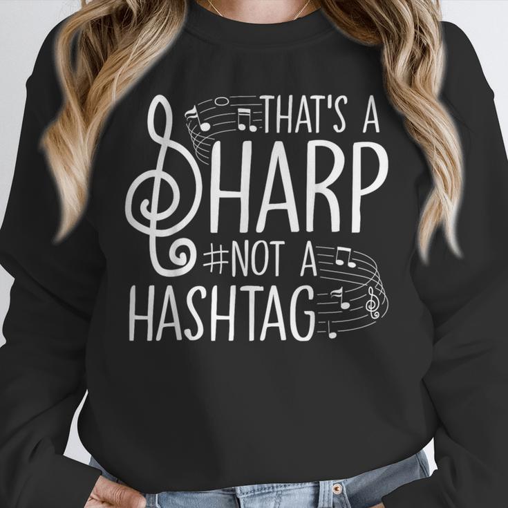 That's a Sharp Not a Hashtag Music Teacher Musicians Unisex Sweatshirt, novelty gifts, funny gifts