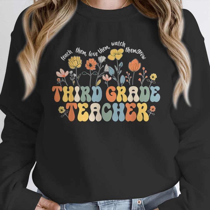 Third 3rd Grade Teacher Appreciation Teaching Wildflowers Unisex Sweatshirt, novelty gifts, funny gifts Third 3rd Grade Teacher Appreciation Teaching Wildflowers Unisex Sweatshirt, novelty gifts, funny gifts