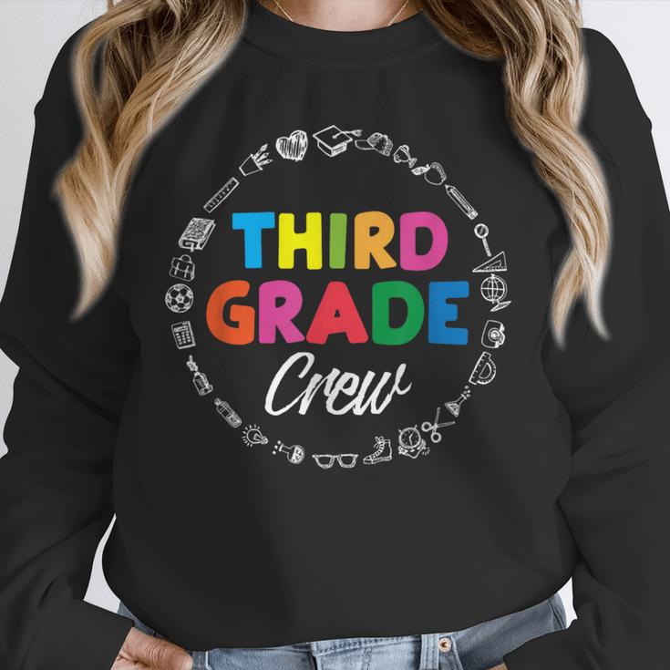 Third Grade Crew First Day Of School 3rd Grade Teacher Unisex Sweatshirt, novelty gifts, funny gifts Third Grade Crew First Day Of School 3rd Grade Teacher Unisex Sweatshirt, novelty gifts, funny gifts