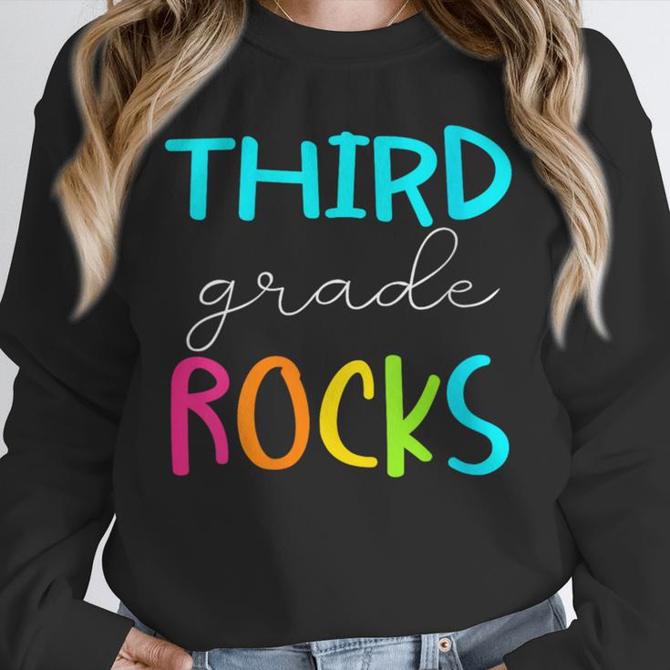 Third Grade Rocks Shirt Team 3rd Grade Teacher Unisex Sweatshirt, novelty gifts, funny gifts Third Grade Rocks Shirt Team 3rd Grade Teacher Unisex Sweatshirt, novelty gifts, funny gifts