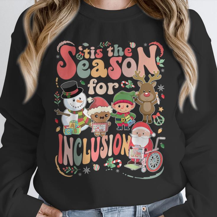 Tis The Season For Inclusion Christmas Sped Teacher Unisex Sweatshirt, novelty gifts, funny gifts Tis The Season For Inclusion Christmas Sped Teacher Unisex Sweatshirt, novelty gifts, funny gifts