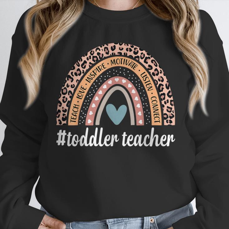 Toddler Teacher Rainbow Leopard Infant Teacher Men Women Unisex Sweatshirt, novelty gifts, funny gifts Toddler Teacher Rainbow Leopard Infant Teacher Men Women Unisex Sweatshirt, novelty gifts, funny gifts