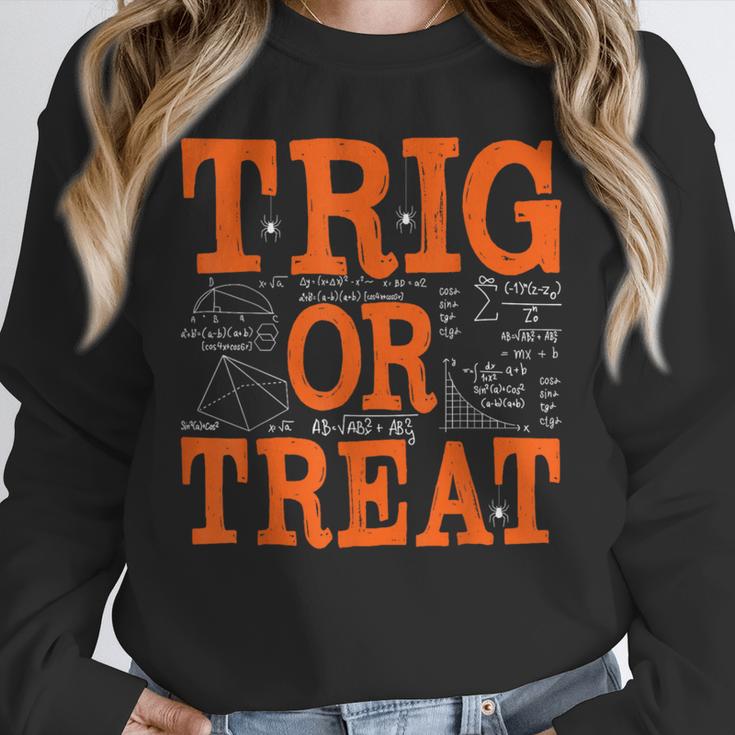 Trig Or Treat Trigonometry Math Teacher Halloween Unisex Sweatshirt, novelty gifts, funny gifts Trig Or Treat Trigonometry Math Teacher Halloween Unisex Sweatshirt, novelty gifts, funny gifts