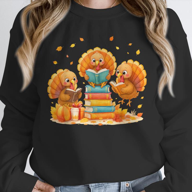 Turkey Read Books Reading Fall Thanksgiving Teacher Unisex Sweatshirt, novelty gifts, funny gifts Turkey Read Books Reading Fall Thanksgiving Teacher Unisex Sweatshirt, novelty gifts, funny gifts