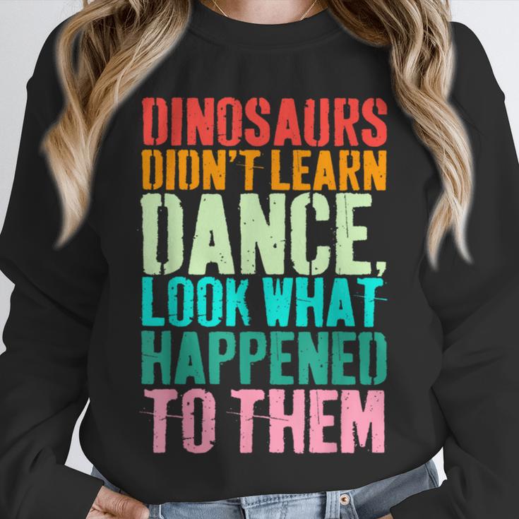 Vintage Dinosaurs Didn't Learn Dance Dance Teacher Unisex Sweatshirt, novelty gifts, funny gifts Vintage Dinosaurs Didn't Learn Dance Dance Teacher Unisex Sweatshirt, novelty gifts, funny gifts