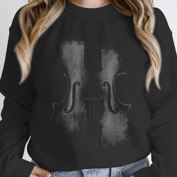 Violin Player Instrument Music Teacher Musical Violinist Unisex Sweatshirt, novelty gifts, funny gifts