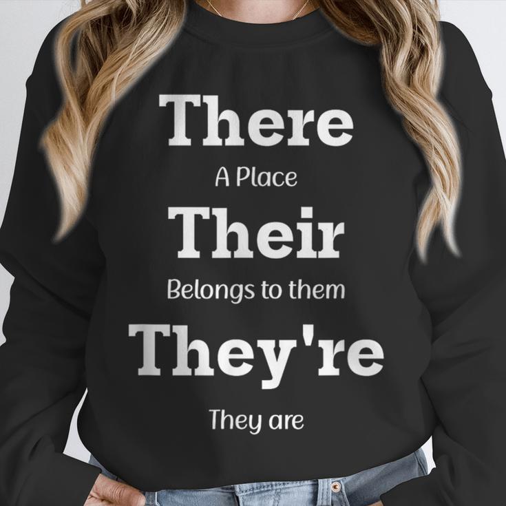 Vocabulary Police Their There They'Re English Teacher Unisex Sweatshirt, novelty gifts, funny gifts Vocabulary Police Their There They'Re English Teacher Unisex Sweatshirt, novelty gifts, funny gifts