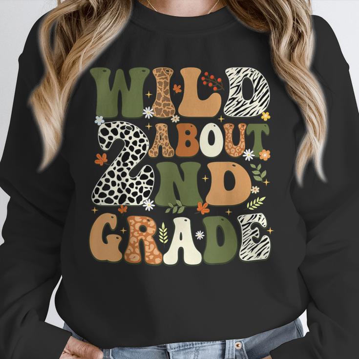 Wild About 2nd Grade Teacher Student First Day Of School Unisex Sweatshirt, novelty gifts, funny gifts Wild About 2nd Grade Teacher Student First Day Of School Unisex Sweatshirt, novelty gifts, funny gifts